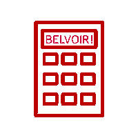 Calculator Sticker by BelvoirIpswich