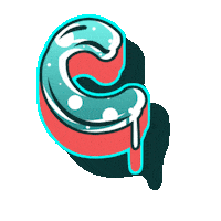 Street Art Typography Sticker by The3Flamingos