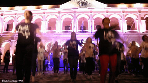 jump connect2earth GIF by Earth Hour