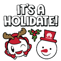 christmas snow Sticker by Huawei PH