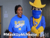 McNeeseStateUniversity maskupmcneese geauxpokes GIF