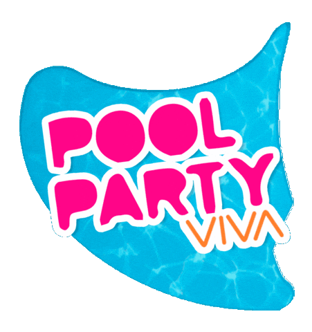Pool Party Sticker by VIVA EVENTOS