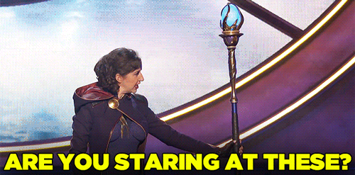Are You Staring At These Kristen Schaal GIF by Team Coco