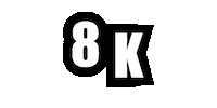 8K Sticker by cam/b - the photo brothers
