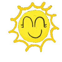 Happy Sun Sticker