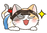 Koreanfriendscomics cat dog korean korea Sticker