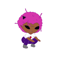 Pink Go Sticker