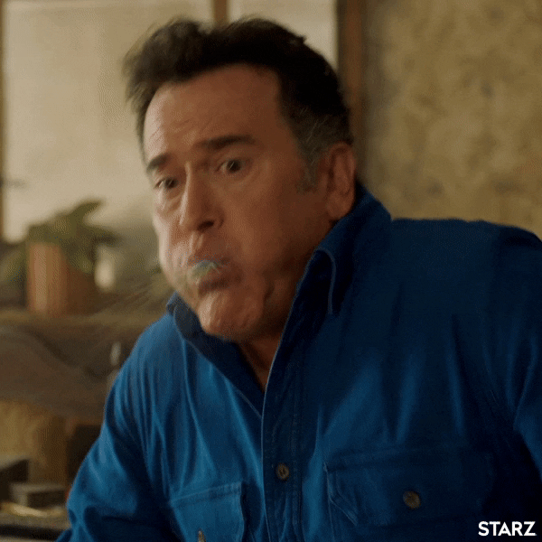 Season 3 Wow GIF by Ash vs Evil Dead