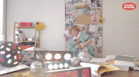 confetti GIF by Studio Brussel