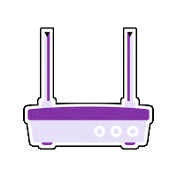 Internet Wifi Sticker by conectabalear