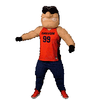March Madness Rudy Sticker by University of Dayton