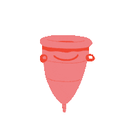 Cup Menstruation Sticker by EnvironmenstrualCampaign