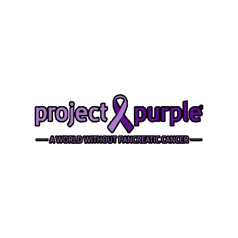 ProjectPurple pancreatic cancer pancreaticcancer pancreas cancer project purple Sticker