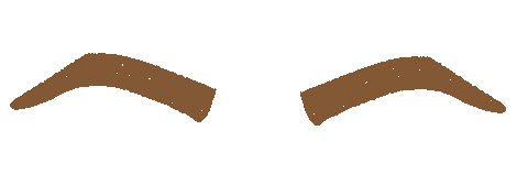 Eyebrows Sticker