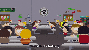 lunch cafeteria GIF by South Park 
