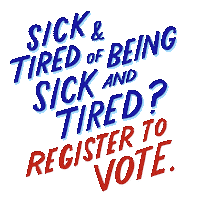 Register To Vote September 28 Sticker by INTO ACTION