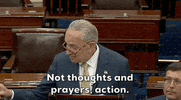 Chuck Schumer Thoughts And Prayers GIF by GIPHY News