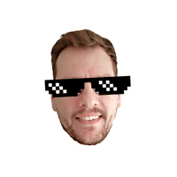 Sunglasses Ux Sticker by magicolr