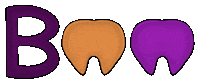 Halloween Boo Sticker