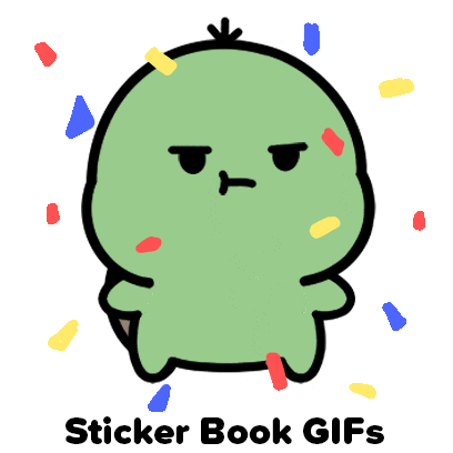 Birthday Party Whatever Sticker by Sticker Book iOS GIFs