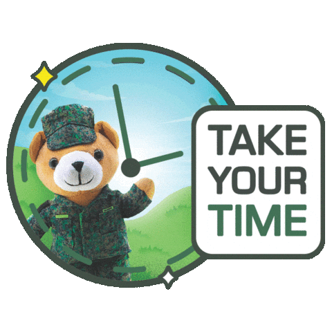 Time Recruit Sticker by Our Singapore Army