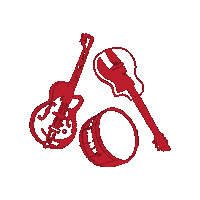 Rock And Roll Sticker by Shook Boys