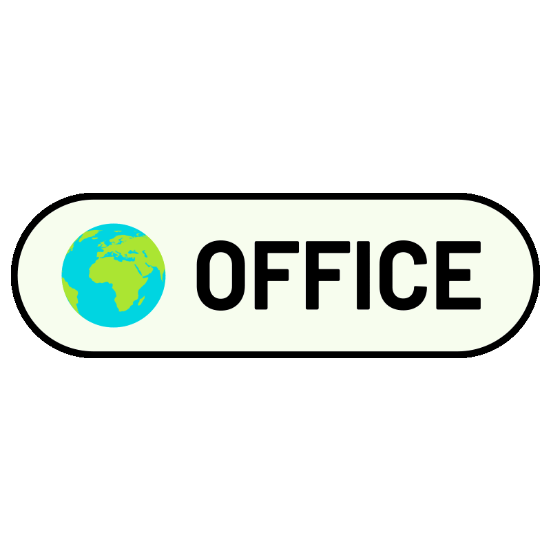 World Office Sticker by Urlaubsguru