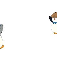 Horror Yell Sticker by Pudgy Penguins