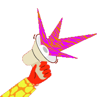 Megafon Sticker by DGB NRW