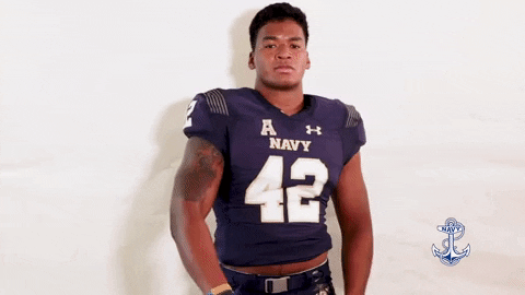 Navy Football GIF by Navy Athletics