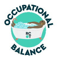 thercot bath therapy ot bubble bath Sticker