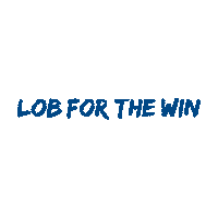 Lob Sticker by Londerzeel Badminton