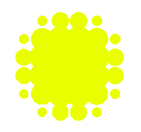 Circle Lemon Sticker