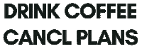 Coffeeandcanclledplans Sticker by Soiree Social Co