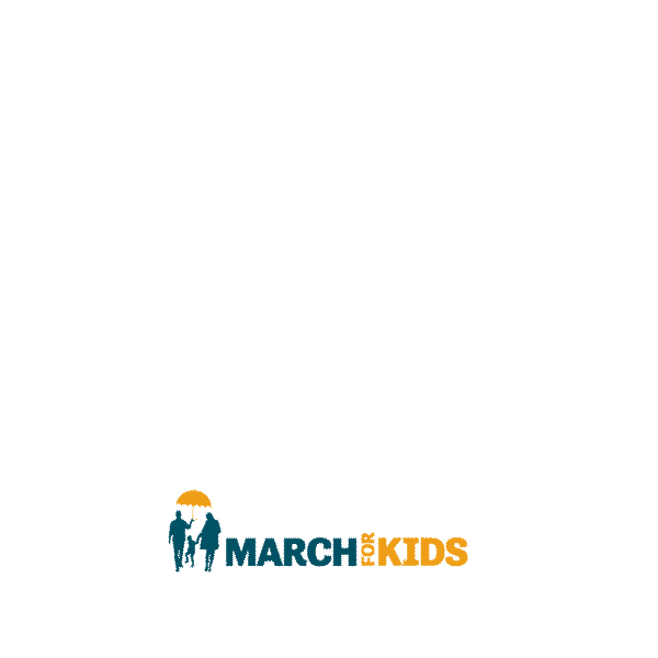 MarchforKids family sunshine children stand up Sticker