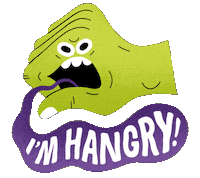 Hungry Feed Me Sticker