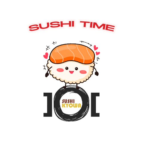 agenciasustentar giphyupload sushitime comidajaponesa sushukyowa Sticker