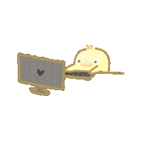 gwagi work tired office working Sticker