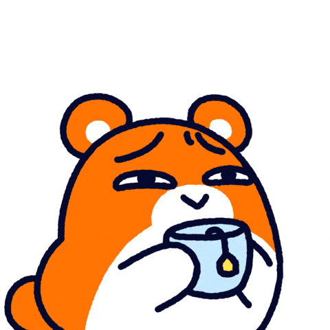 Tea Time Drinking GIF