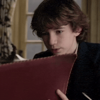 satninbelle a series of unfortunate events asoue liam aiken klaus baudelaire GIF