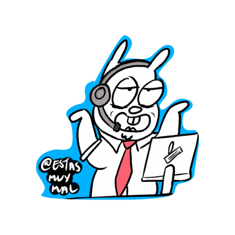 estasmuymal giphygifmaker Sticker
