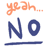 Mommingwithtruth no nope i dont think so boundaries Sticker