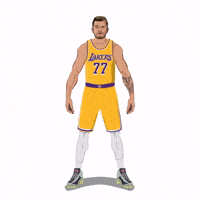 Los Angeles Lakers Basketball GIF by SportsManias