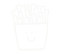 Comida Smile Sticker