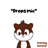Hamster Mic Drop GIF by VeeFriends