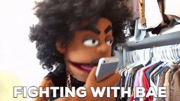 fight love GIF by Fluffy Friends