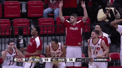 excited basketball GIF by SIUE Cougars