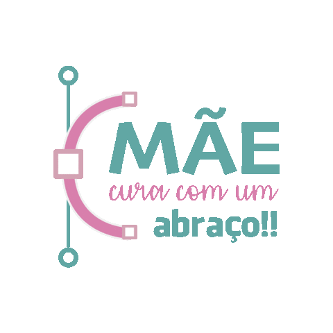 JuCriativaJVR hug mother mommy Mãe Sticker
