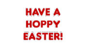Easter Bunny Love Sticker by OpticalArtInc.