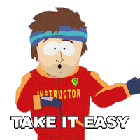 Take It Easy Ski Sticker by South Park